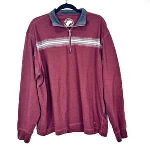 JOHN BARTLETT 1/4 zip pullover sweater Z17
